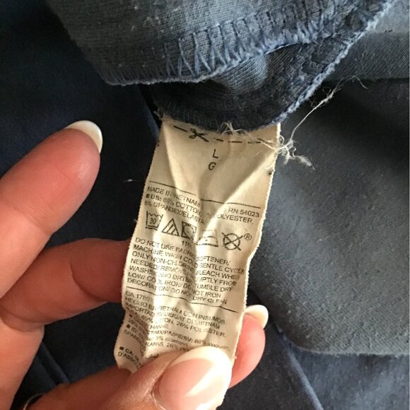 OLD NAVY- MENS BLUE DYNAMIC FLEECE KANGAROO POCKET HOODIE SWEATER SIZE LARGE - Picture 7 of 7